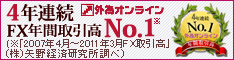 外国為替証拠金取引の外為オンライン口座開設申込